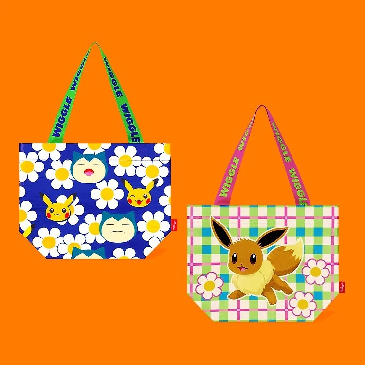 WIGGLE WIGGLE & POKEMON Reusable Shopper Bag (S)