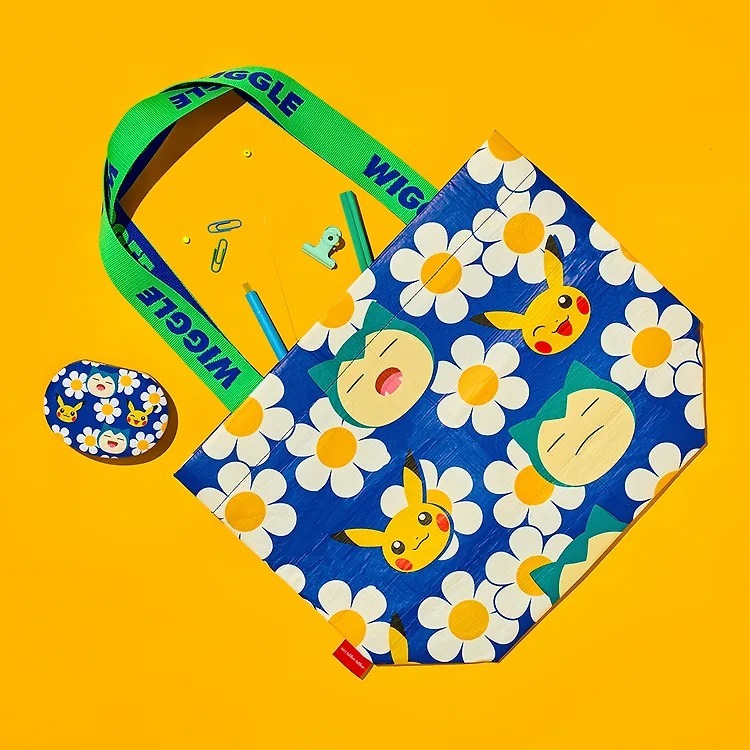 WIGGLE WIGGLE & POKEMON Reusable Shopper Bag (S)
