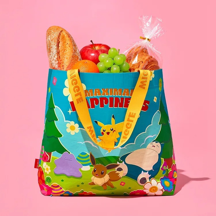 WIGGLE WIGGLE & POKEMON Reusable Shopper Bag (M)