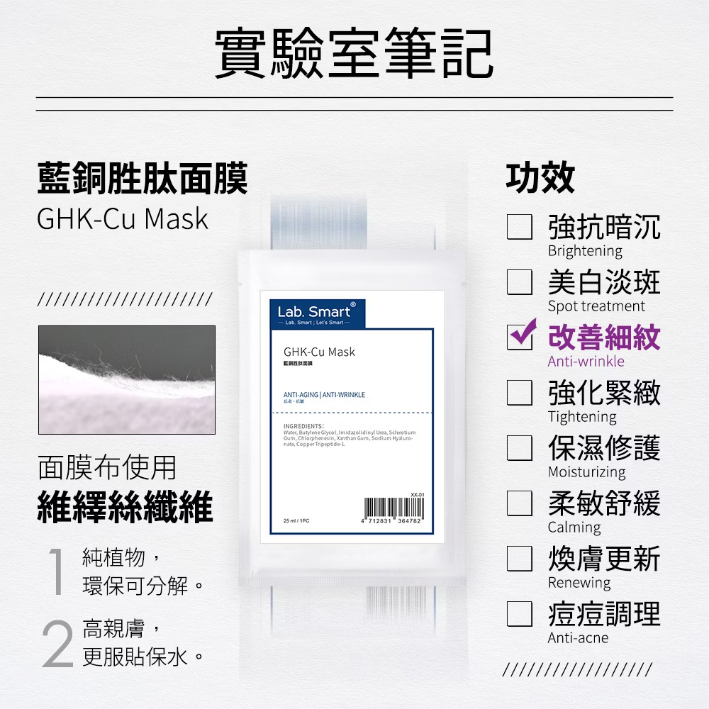 Dr Hsieh lab smart 藍銅胜肽面膜