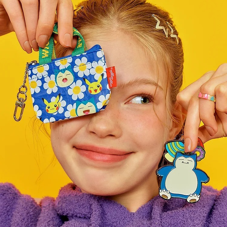 WIGGLE WIGGLE & POKEMON Mini Tarpaulin Bag Keyring