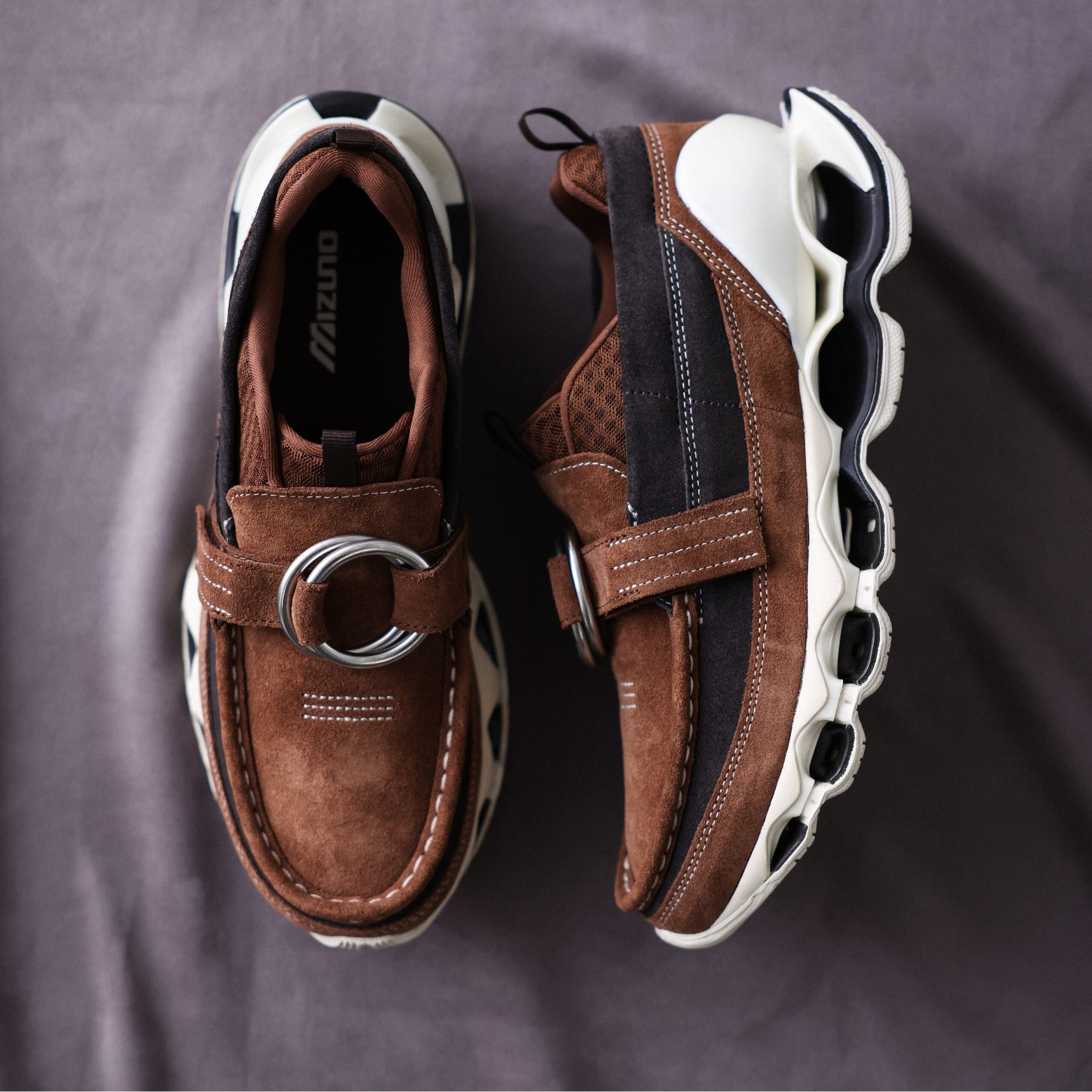 小林節正 X MIZUNO全新聯名 WAVE PROPHECY RING MOC SETSUMASA KOBAYASHI D1GD261901 棕