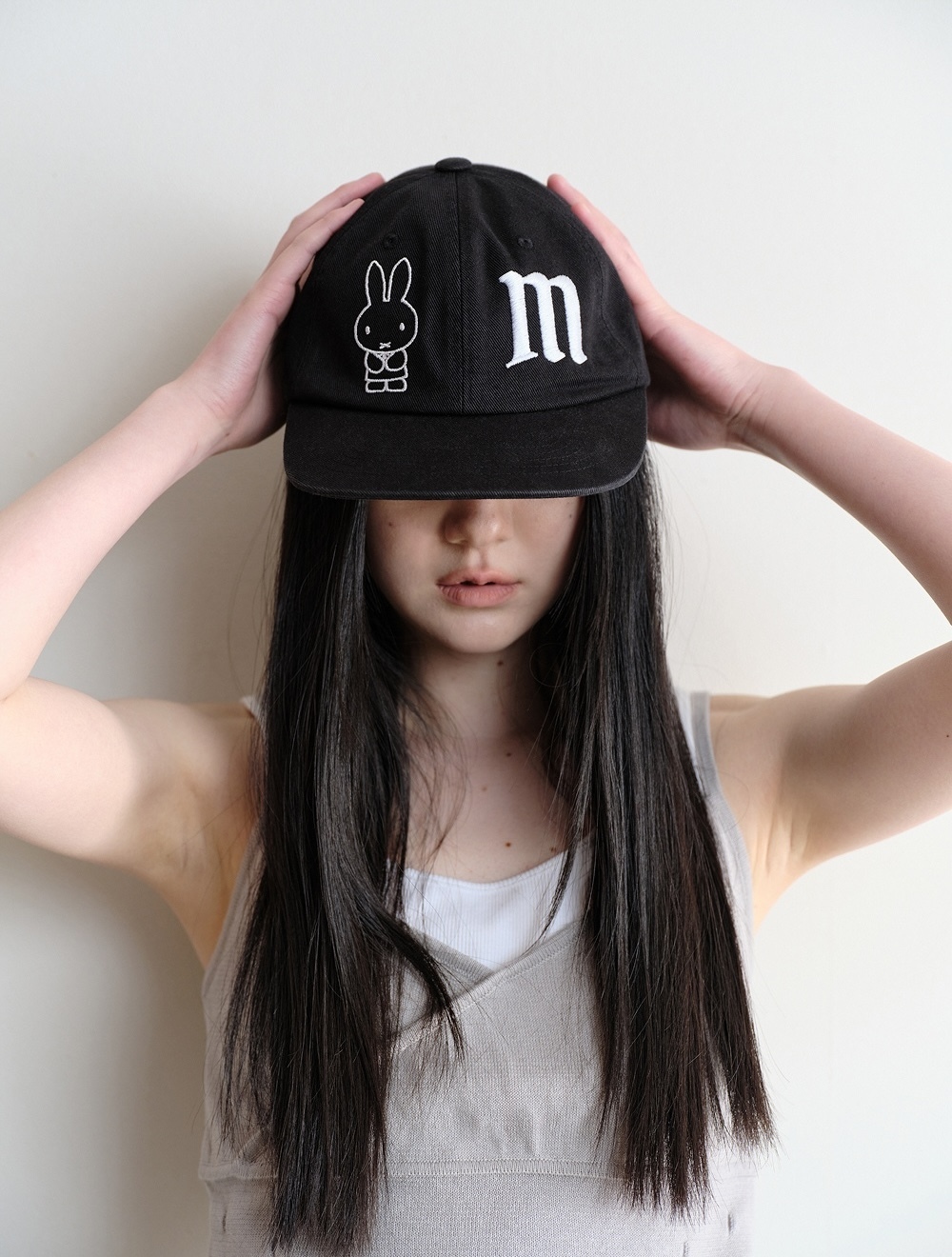 Millo Archive Miffy Signature Cap [BLACK]