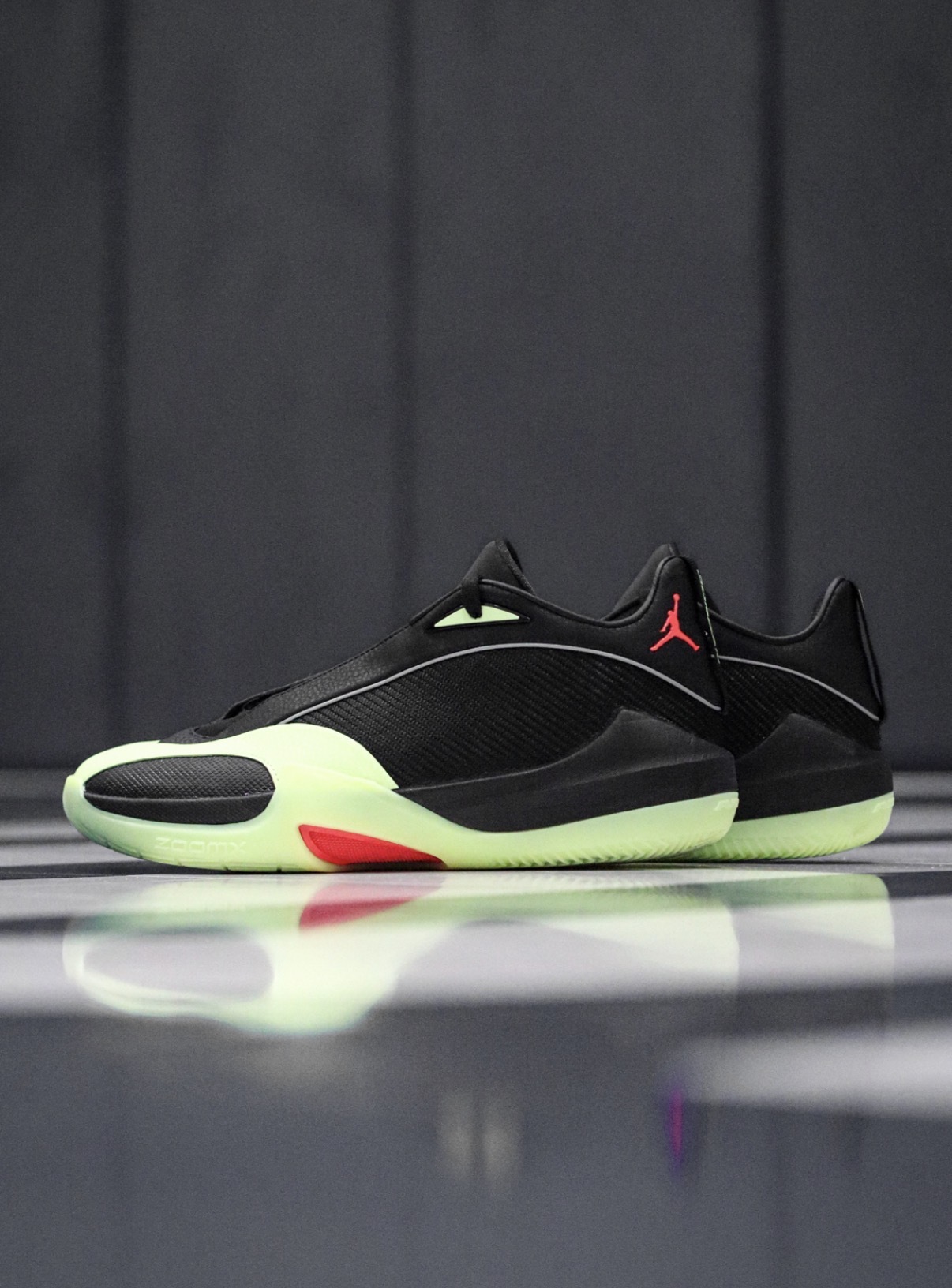 男鞋 NIKE JORDAN TRIANGLE PF 黑綠 氣墊 緩震 碳纖維 運動 籃球鞋【IO0424-001】