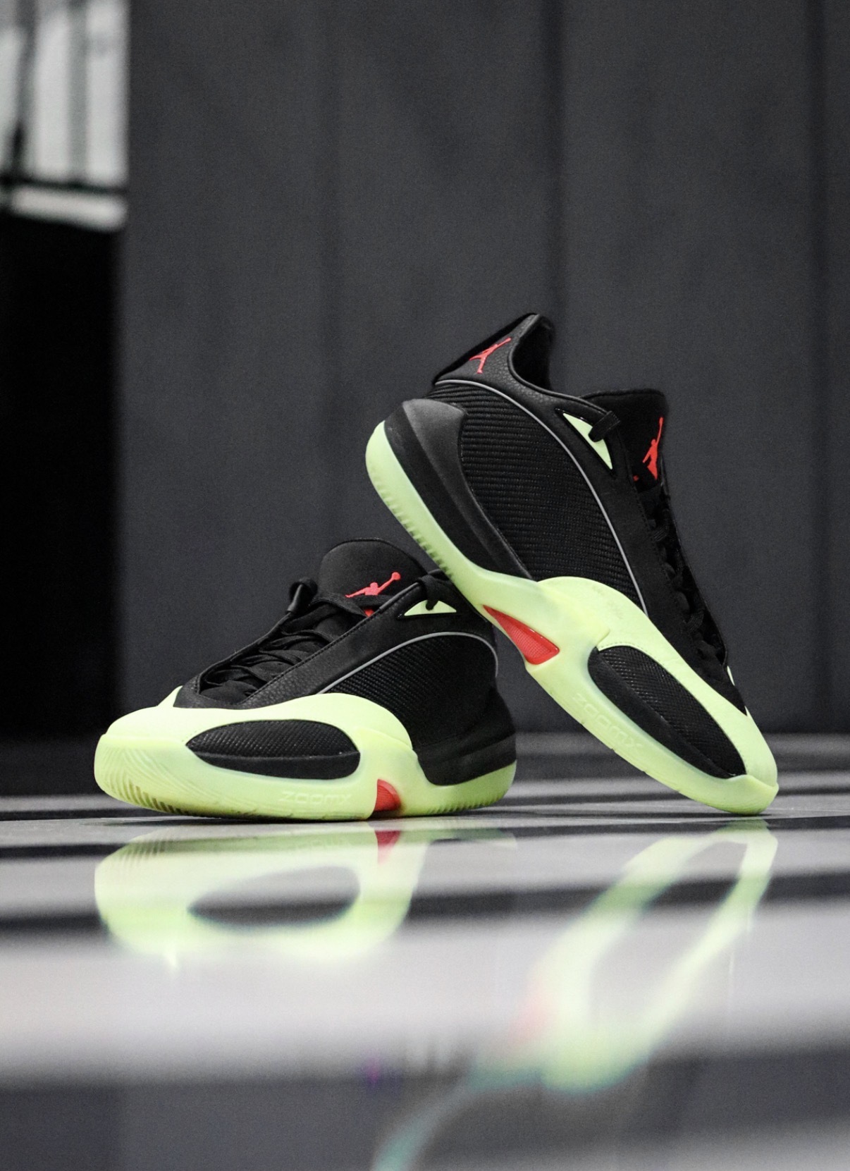 男鞋 NIKE JORDAN TRIANGLE PF 黑綠 氣墊 緩震 碳纖維 運動 籃球鞋【IO0424-001】