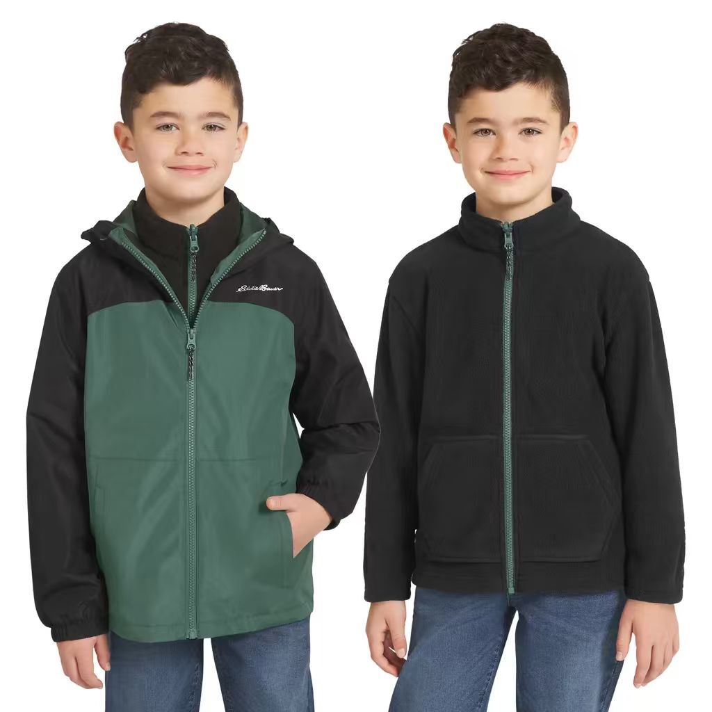 【預購】Eddie Bauer H070102 童裝三合一外套
