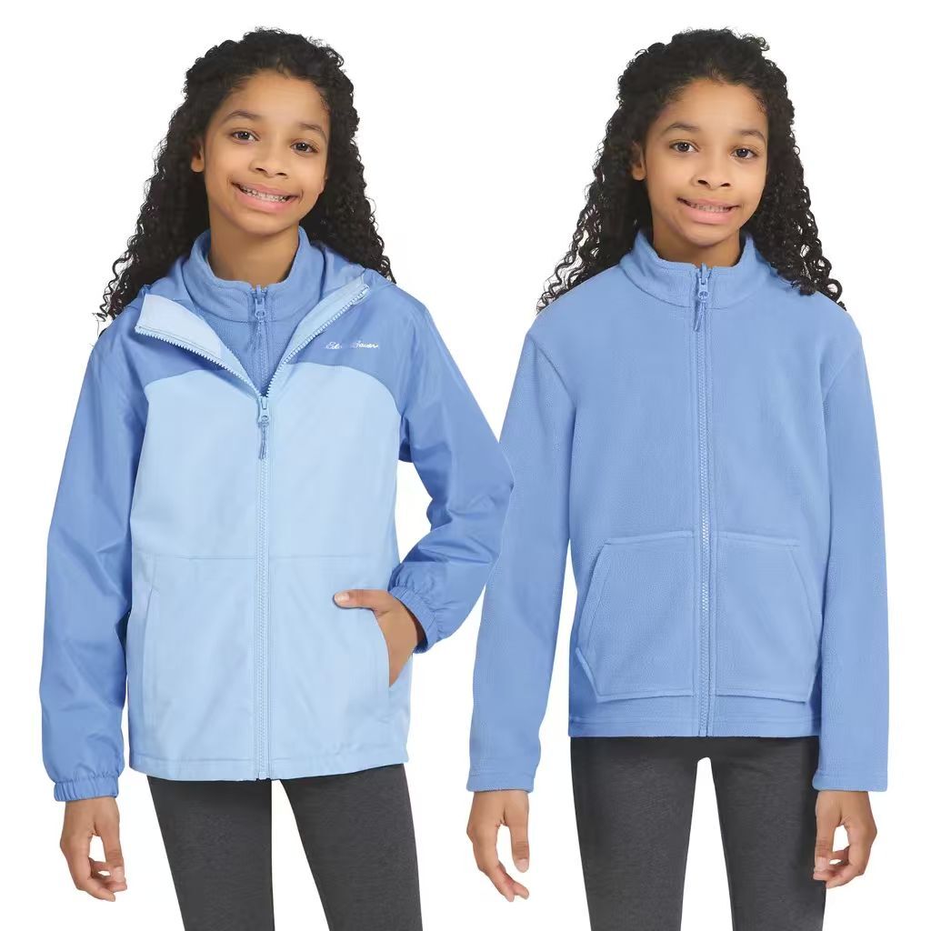 【預購】Eddie Bauer H070103 女童三合一外套