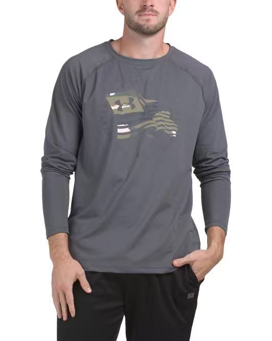 【預購】UNDER ARMOUR H070107  Cameo 男裝長袖上衣 (灰色)