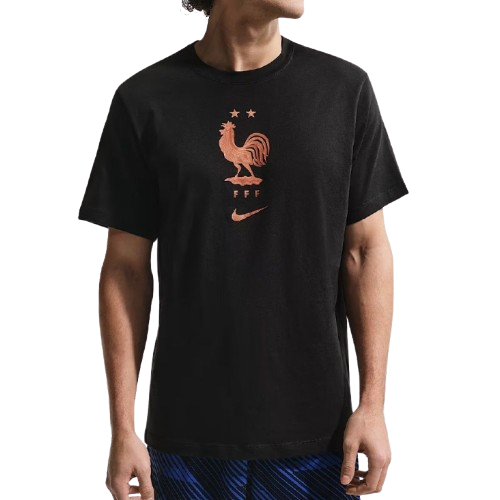 【官網限定】Nike Fff M Nk Crest Tee 短袖 足球 世界盃 法國 T恤 IH2181-黑010-白100 VI