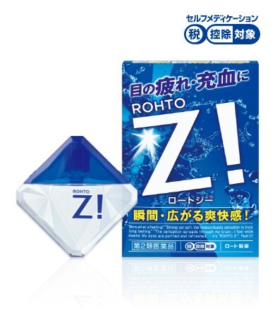 日本 樂敦製藥 勁Z!眼藥水 12ml 裸眼清涼款／隱形眼鏡適用款 長時間用眼乾澀疲勞護理