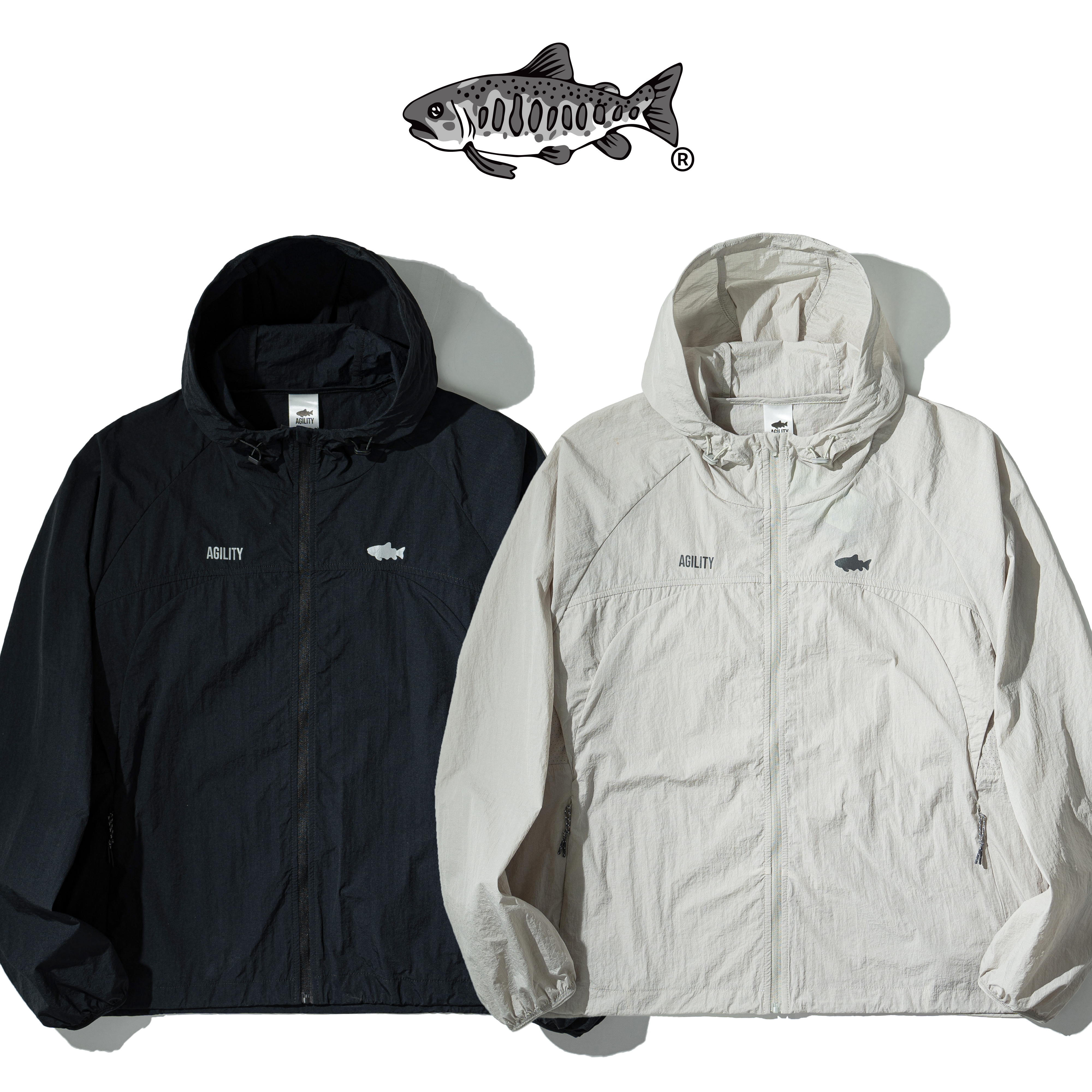 AGILITY Sun Protection Jacket 魚影 連帽防曬外套 [AS-1]