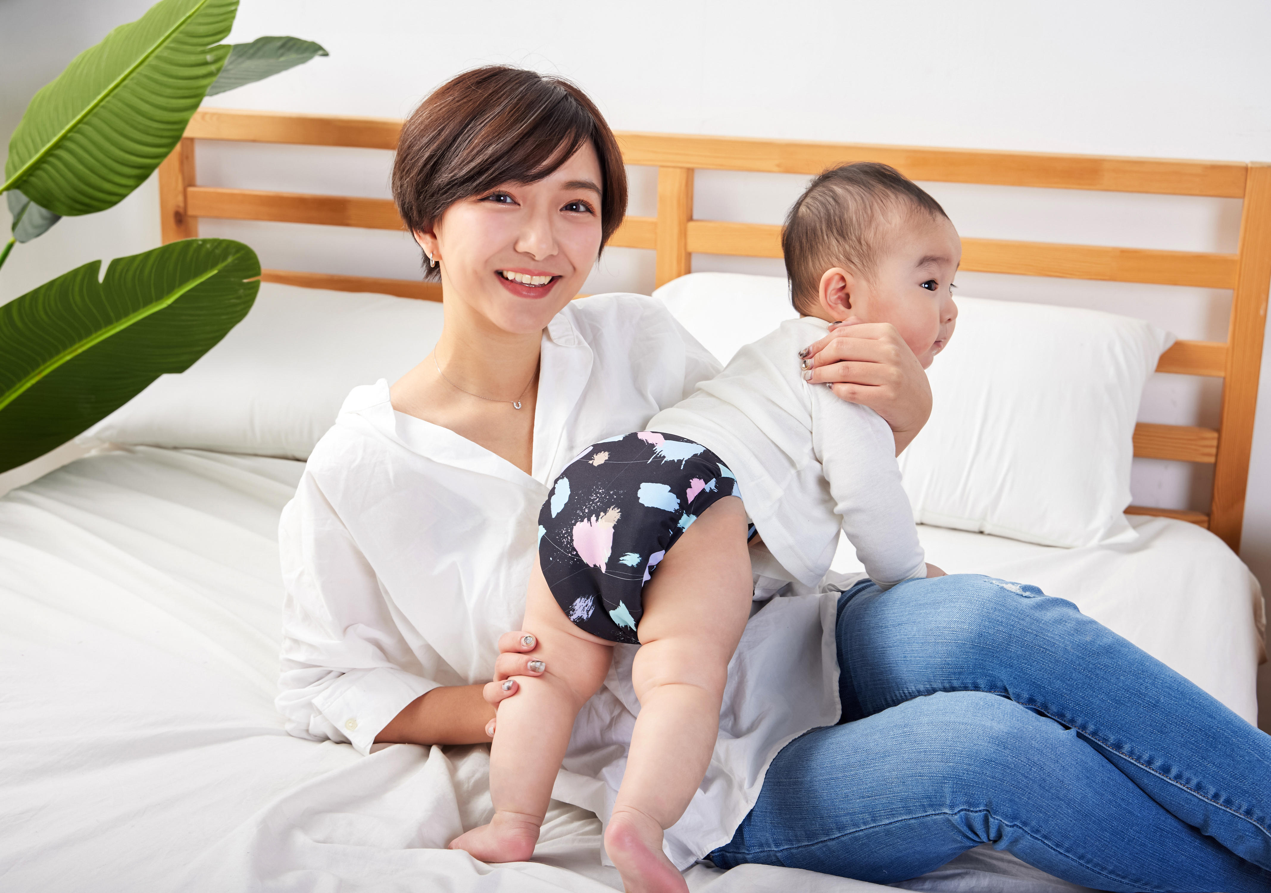小寶貝穿喜可褲
