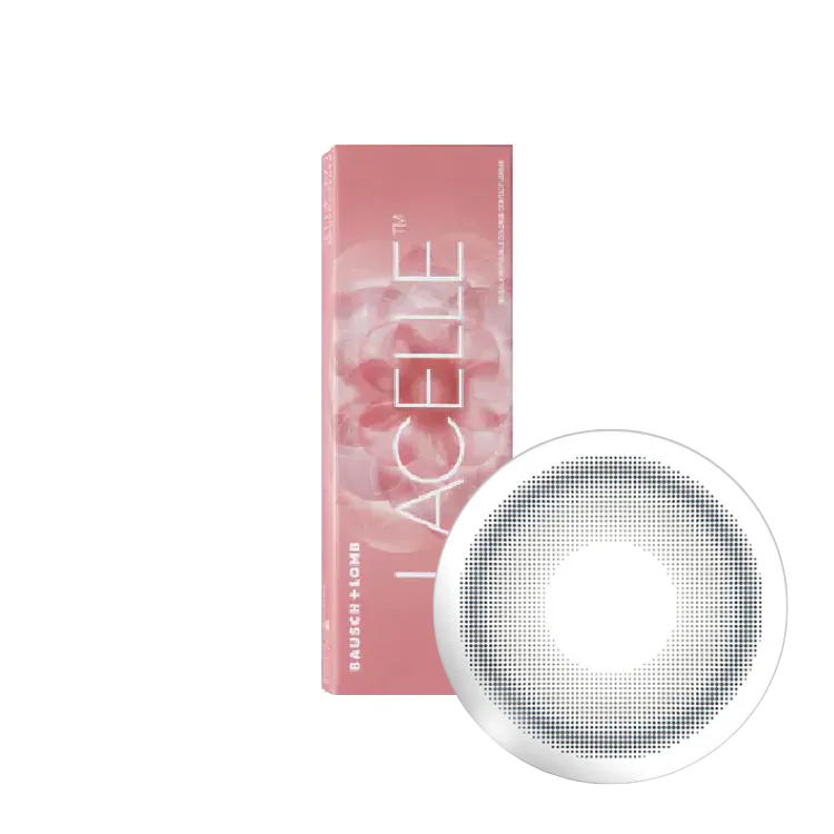 Bausch+Lomb博士倫LACELLE遊樂園彩色日拋10片裝-LUMINIOUS GRAY 月光灰
