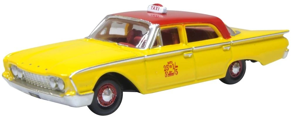 Oxford 87FF60003 HO規 1960 年福特 Fairlane 紐約市計程車