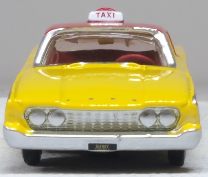 Oxford 87FF60003 HO規 1960 年福特 Fairlane 紐約市計程車