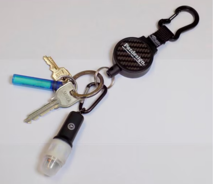 Pazdesign PAC-237 Key Back Kevlar 90 Kevlar 伸縮扣