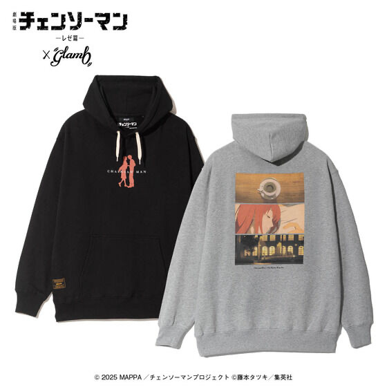 253831 Pbandai 預訂 2026/9月 劇場版『チェンソーマン レゼ篇』×glamb Denji ＆ Makima Hoodie