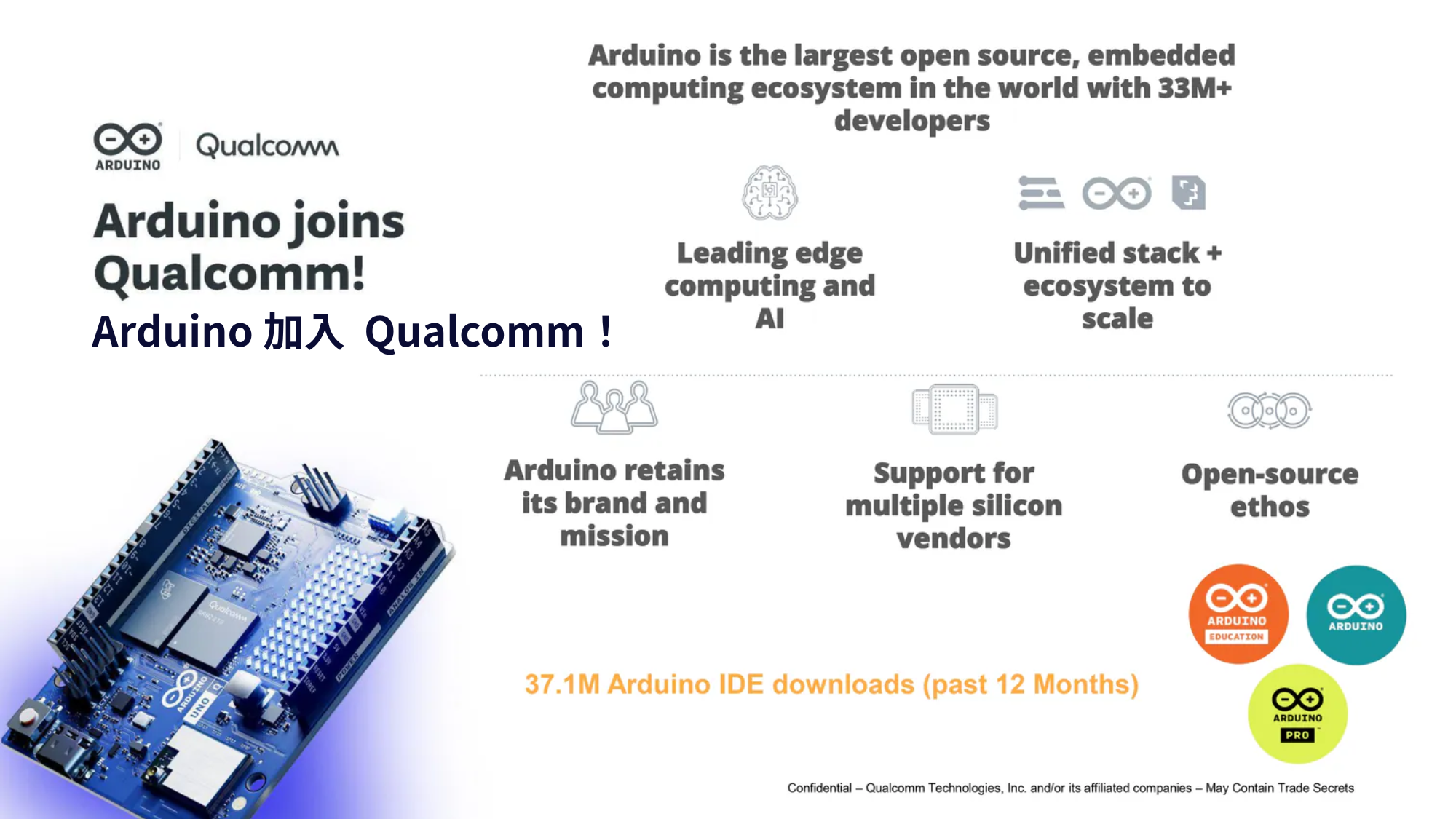 Arduinio 加入 Qualcomm