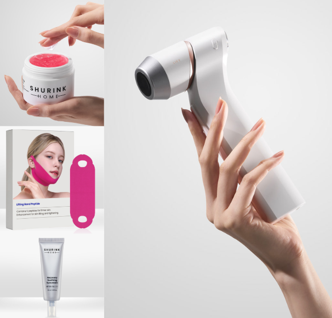 CA008 SHURINK HOME - LIFT 2 GLOW (家用版 超聲刀 ) *直播專屬優惠* 送 專用 GEL CREAM*3 (EXP: 2029.01), LIFTING BRAND*2, 防曬霜*1