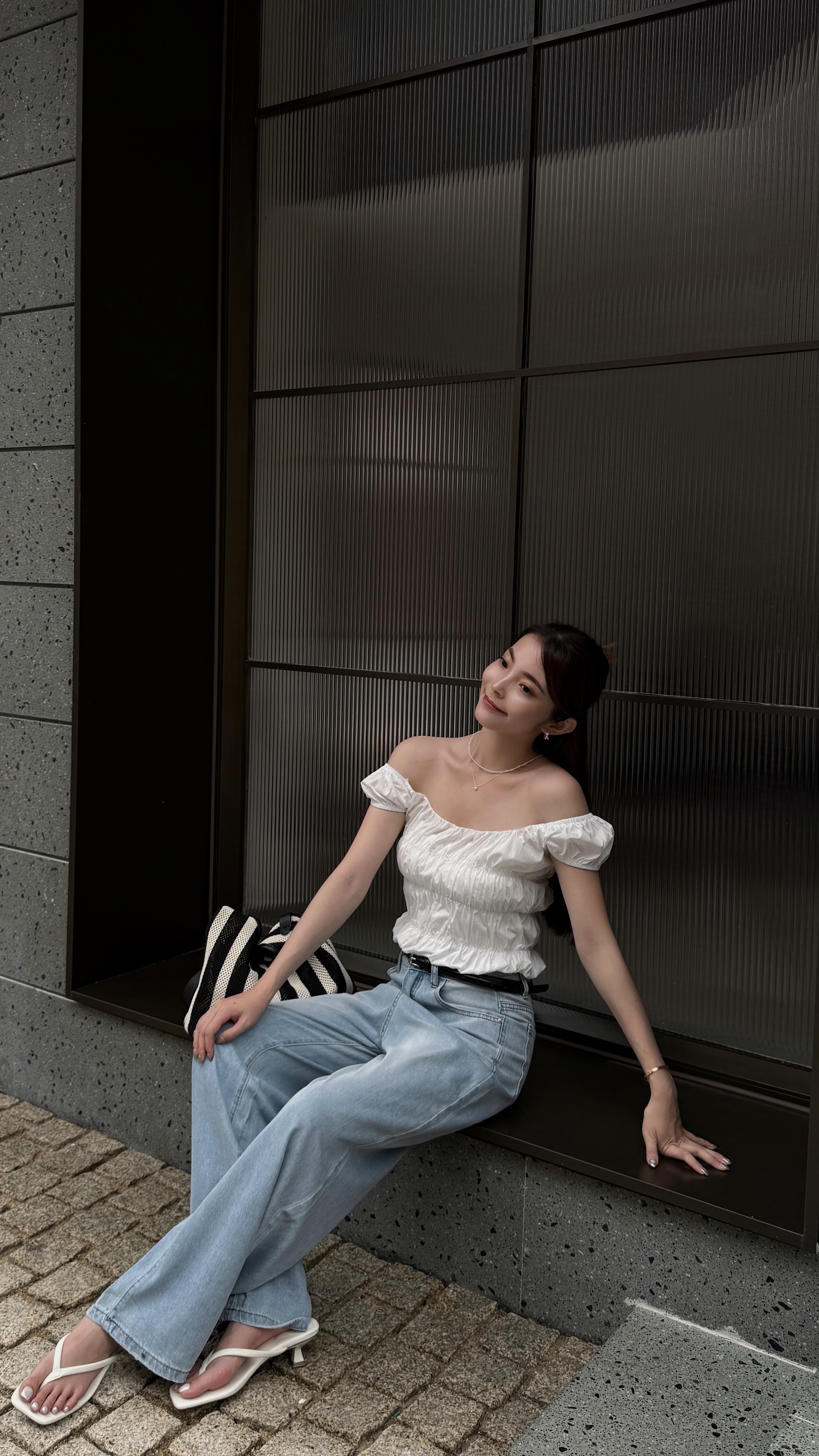 雲朵皺摺澎澎上衣