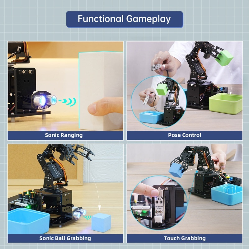 miniArm 開源 AI 機械手臂 相容Arduino