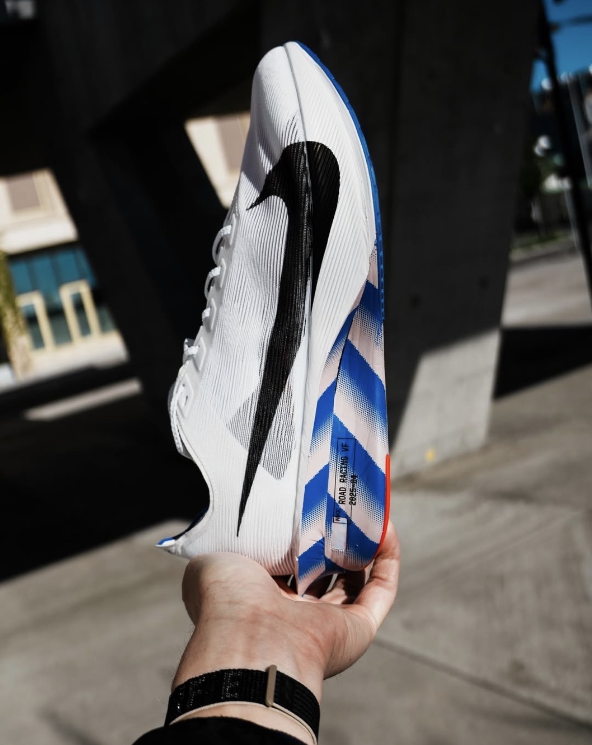 男鞋 NIKE ZOOMX VAPORFLY NEXT% 4 CM 白藍 輕量 碳纖維 網布 運動 慢跑鞋【II7203-100】