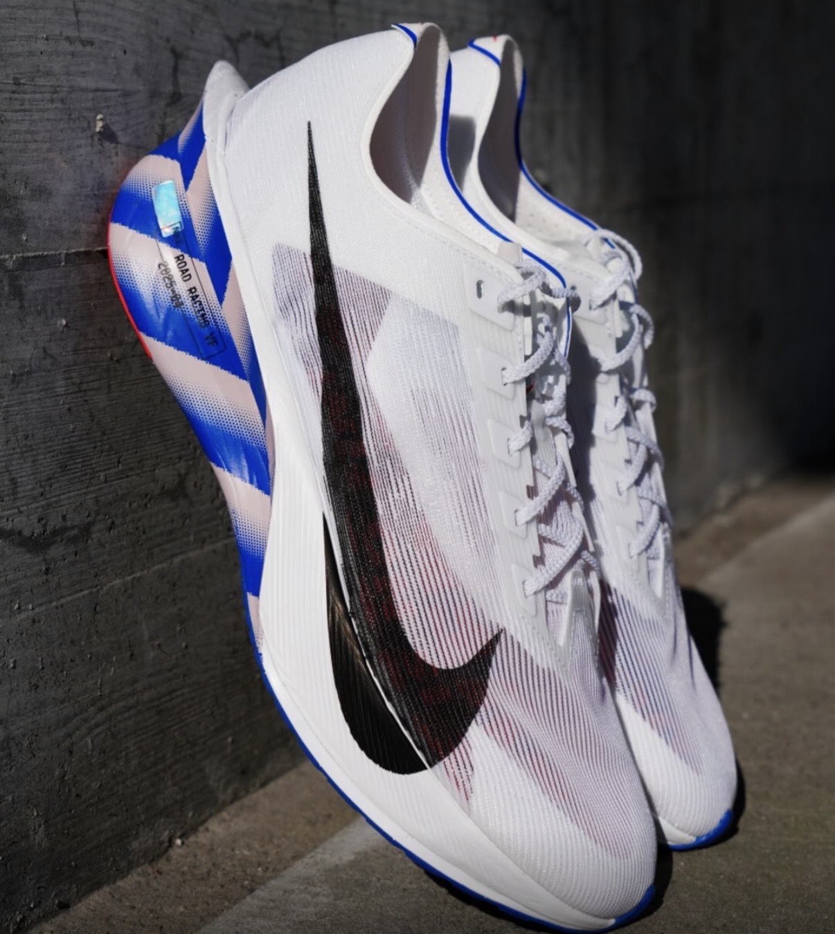 男鞋 NIKE ZOOMX VAPORFLY NEXT% 4 CM 白藍 輕量 碳纖維 網布 運動 慢跑鞋【II7203-100】