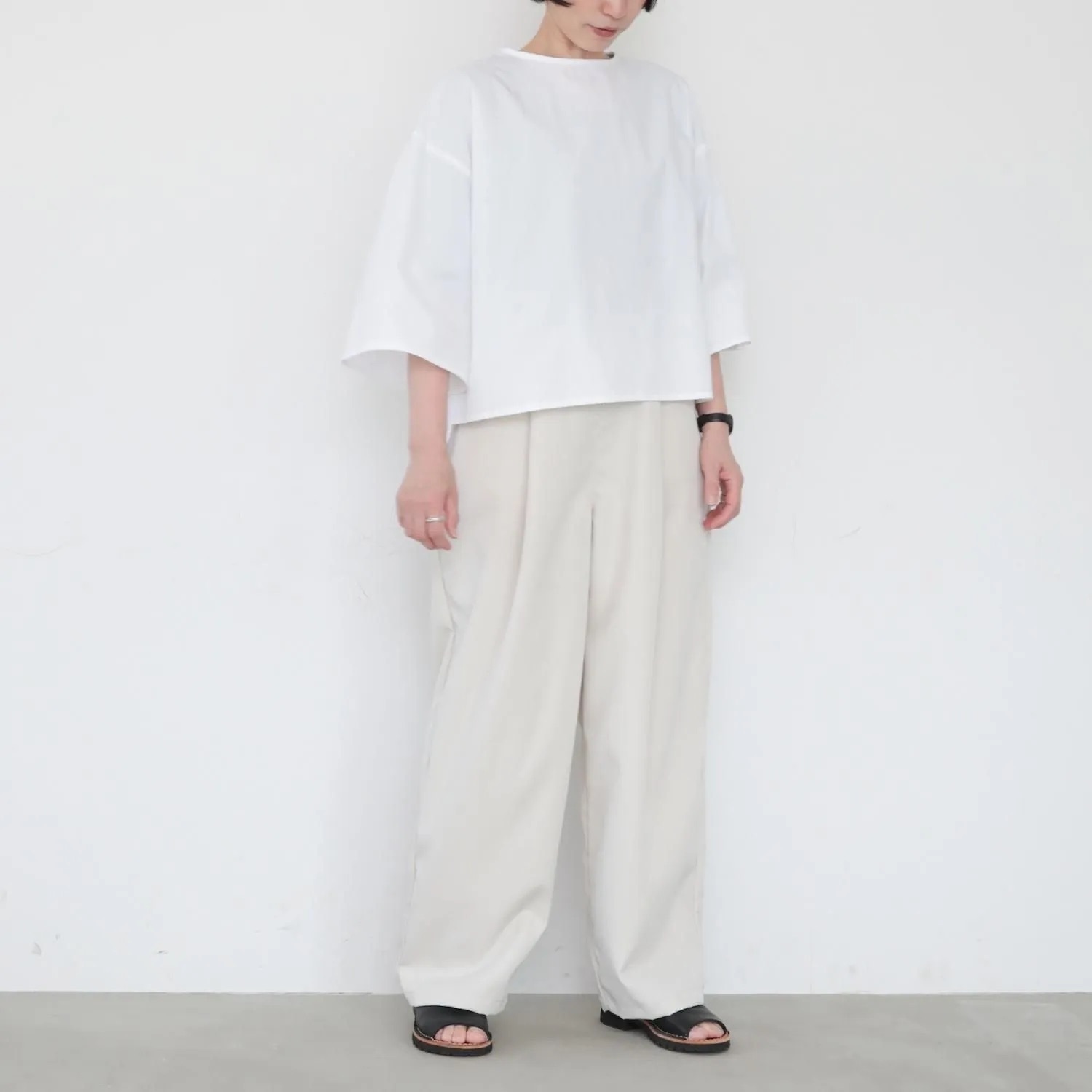 OMAKE.jp 鐘型上衣BellTops 白