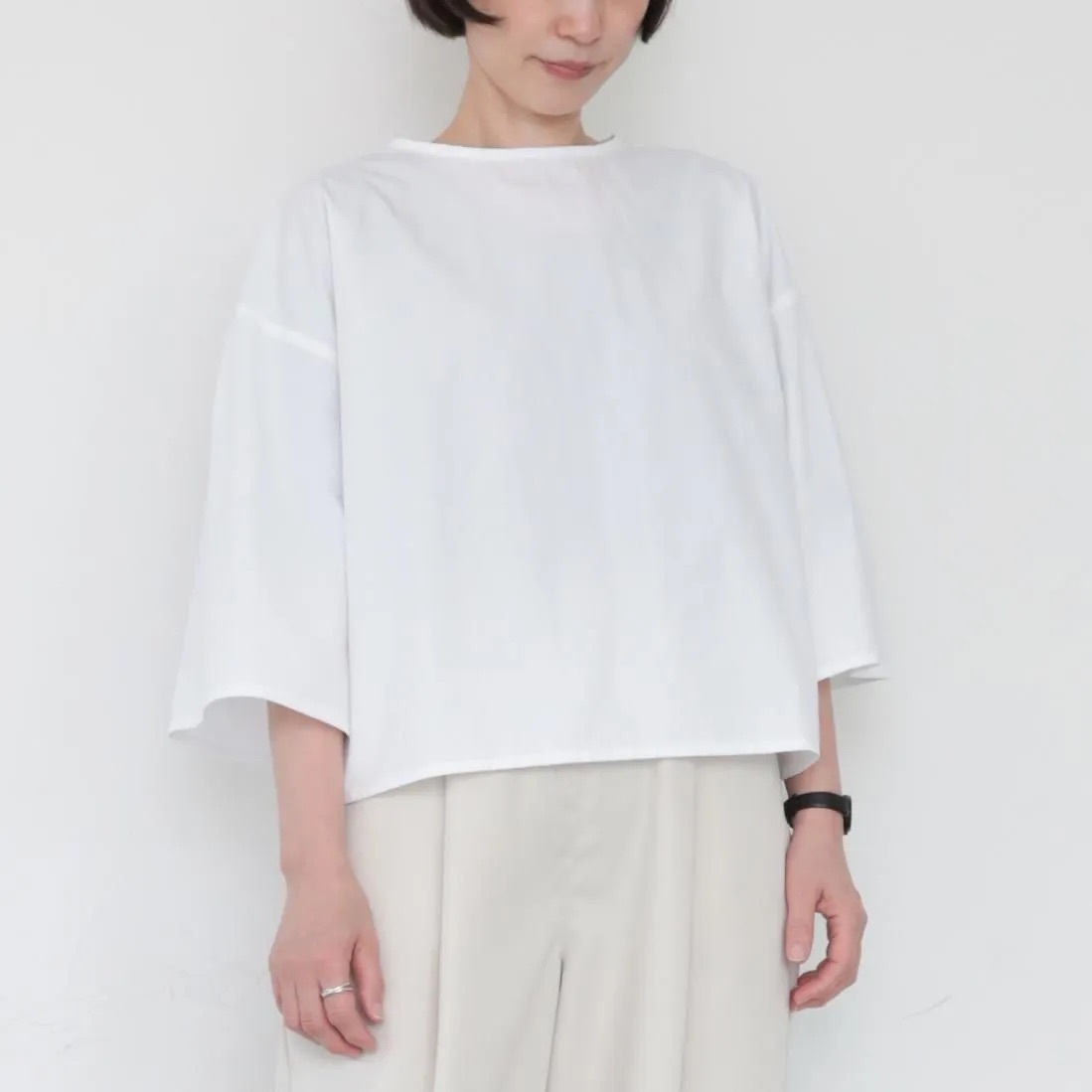 OMAKE.jp 鐘型上衣BellTops 白