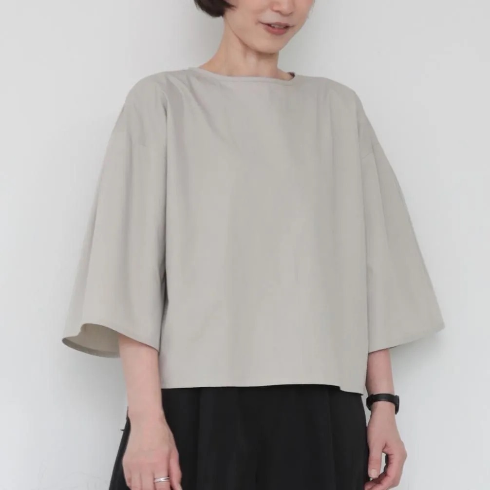 OMAKE.jp 鐘型上衣BellTops 霧灰
