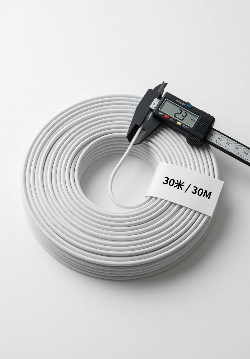 MFS 2.3mm HEAVY PVC Coated Stainless Steel Cable（30M)