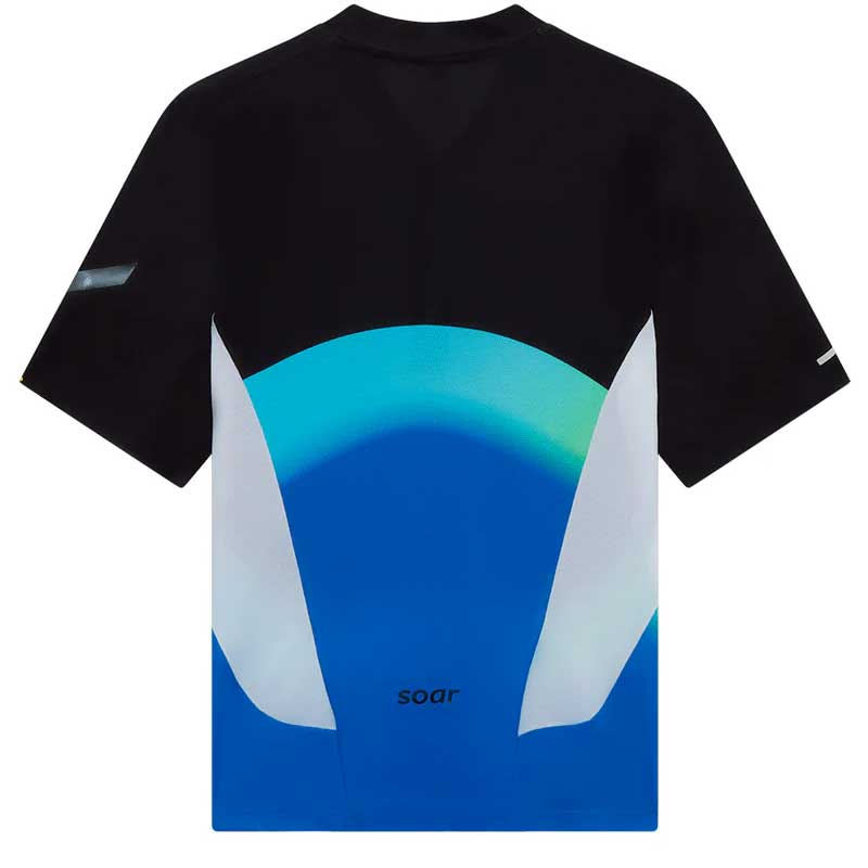Soar Running｜Hot Weather Zip Top "Black/Blue"