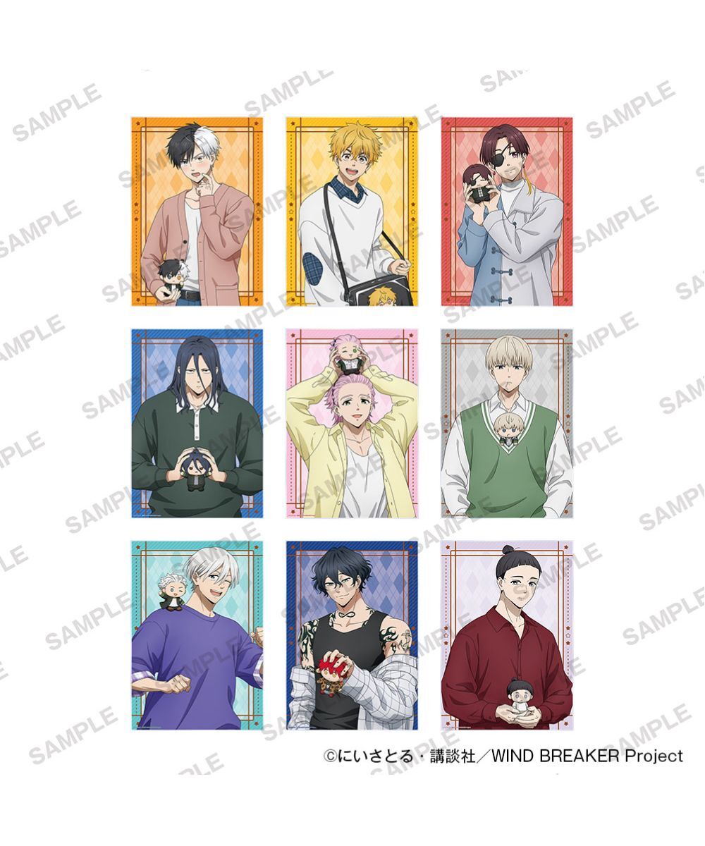 預購-TV動畫《WIND BREAKER—防風少年—》壓克力板 和玩偶一起ver. 系列【日本進口精品】