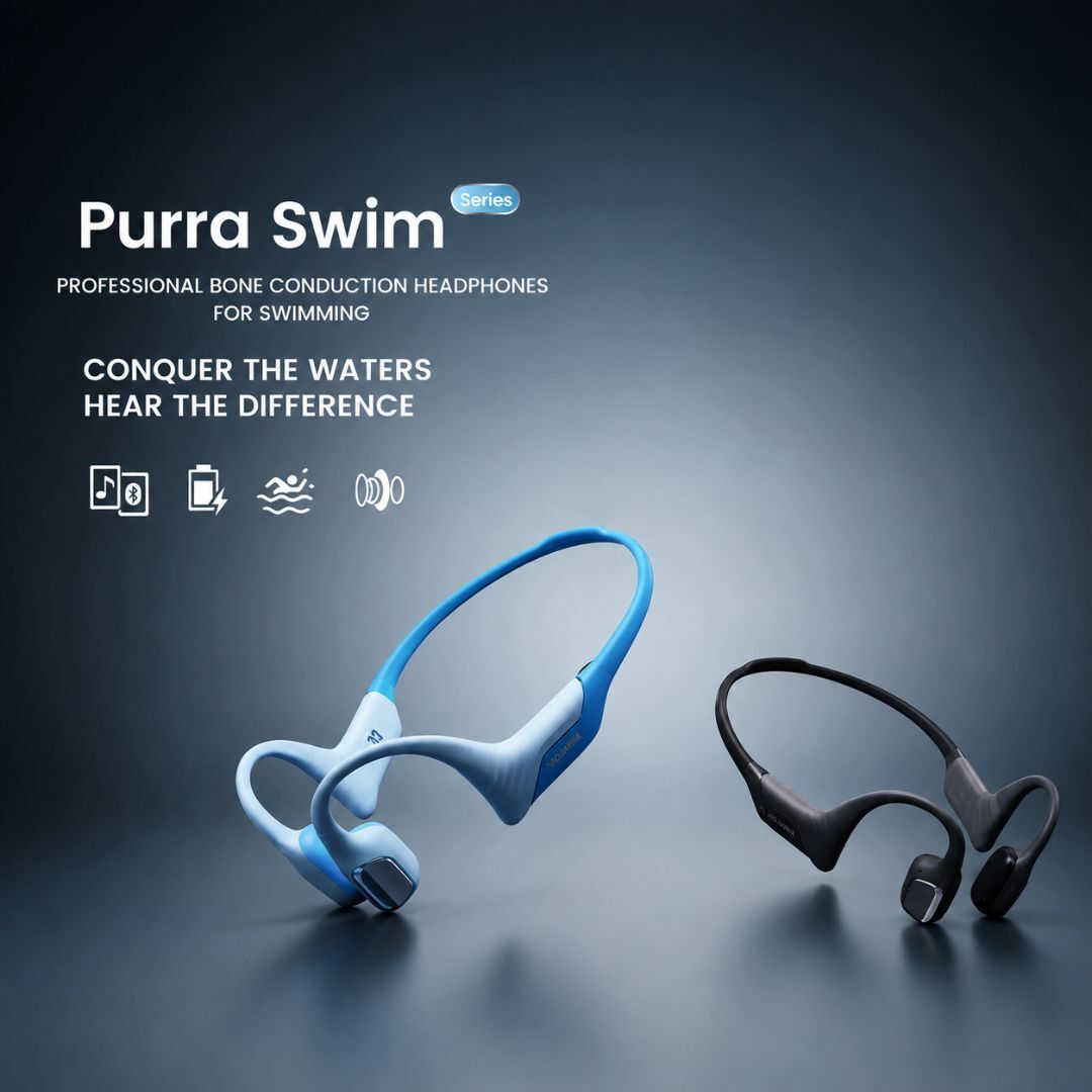 【MOJAWA】Purra Swim 游泳耳機｜骨傳導耳機｜IP68 防水等級