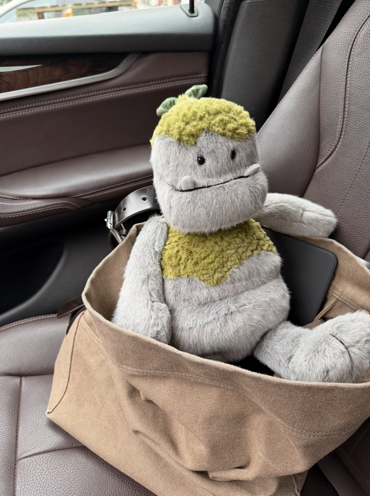 代購-JELLYCAT 石頭人 灰色 玩偶 毛絨公仔 35CM