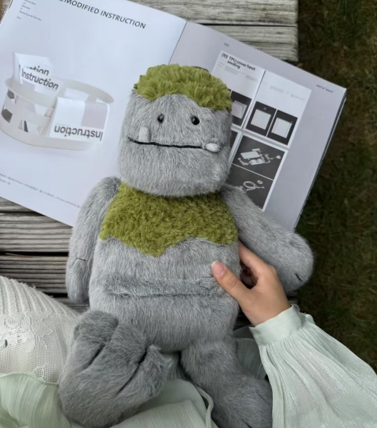代購-JELLYCAT 石頭人 灰色 玩偶 毛絨公仔 35CM