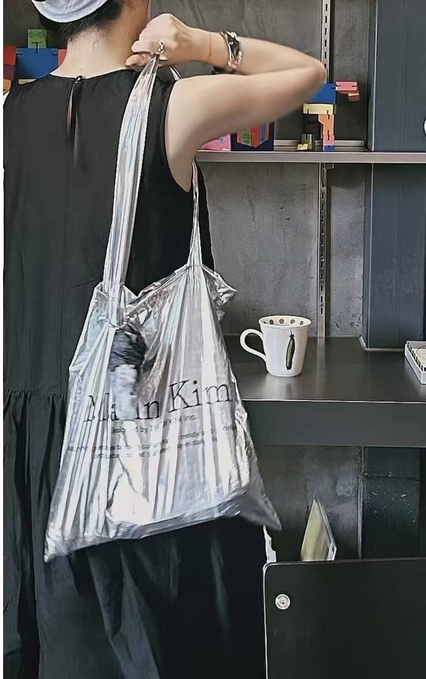 【預購】K070150 MATIN KIM 銀色環保購物袋