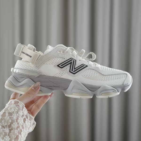 NEW BALANCE 9060 NB 海鹽黑 奶油白 米色 米灰 涼鞋 穆勒鞋 免綁鞋帶 後跟鞋扣 魔鬼氈 男女鞋 U90609IH / 現貨