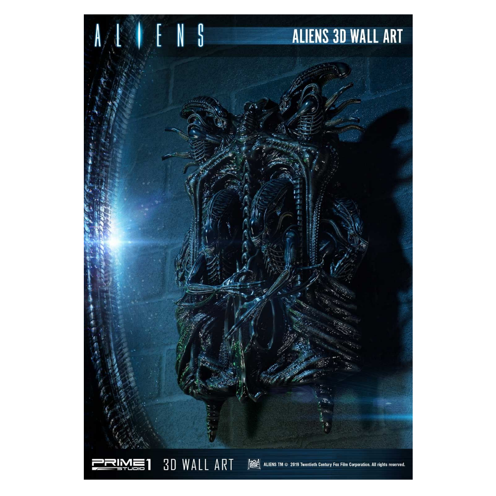 Prime 1 Studio 異形 Aliens 3D Wall Art