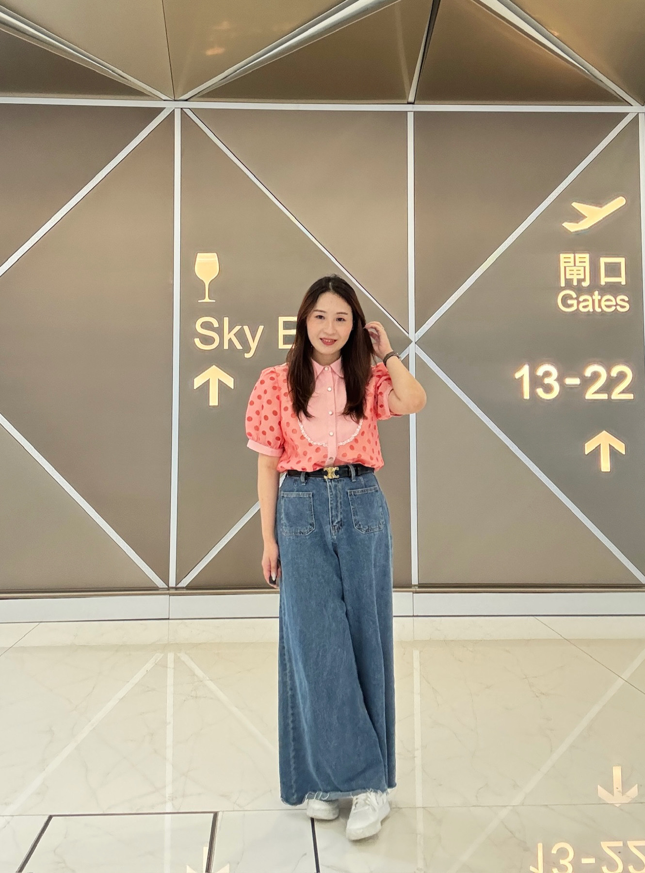 AL16 ALEE 自家韓國製 甜而不俗嘅貴氣感襯衫