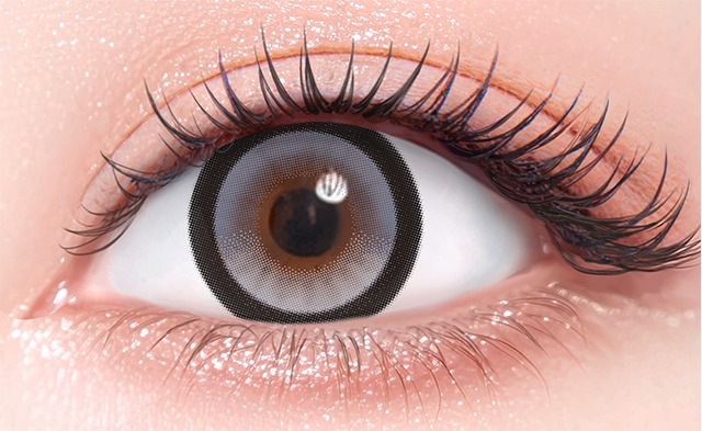 Flurry by colors 1 day Color Contact Lens 每日即棄有色隱形眼鏡(1DAY)(10片裝) Ring Glossy Gray