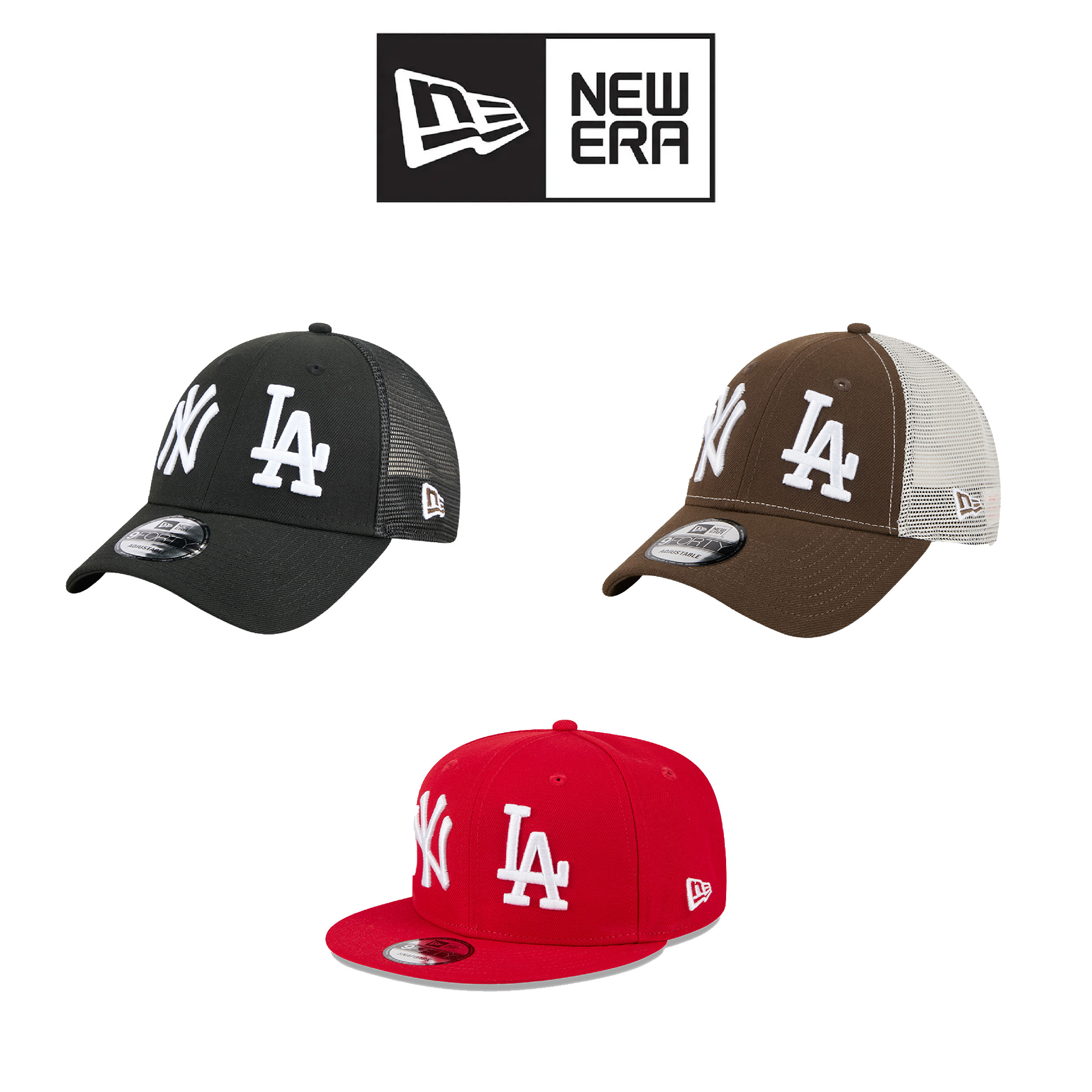 New Era 940 MLB Two Team 洋基&道奇 棒球帽