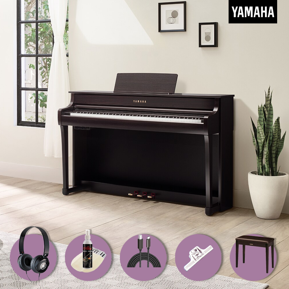保固3年 YAMAHA CLP-835 電鋼琴 CLP835 88鍵｜原廠琴椅＋到府安裝｜公司貨保固