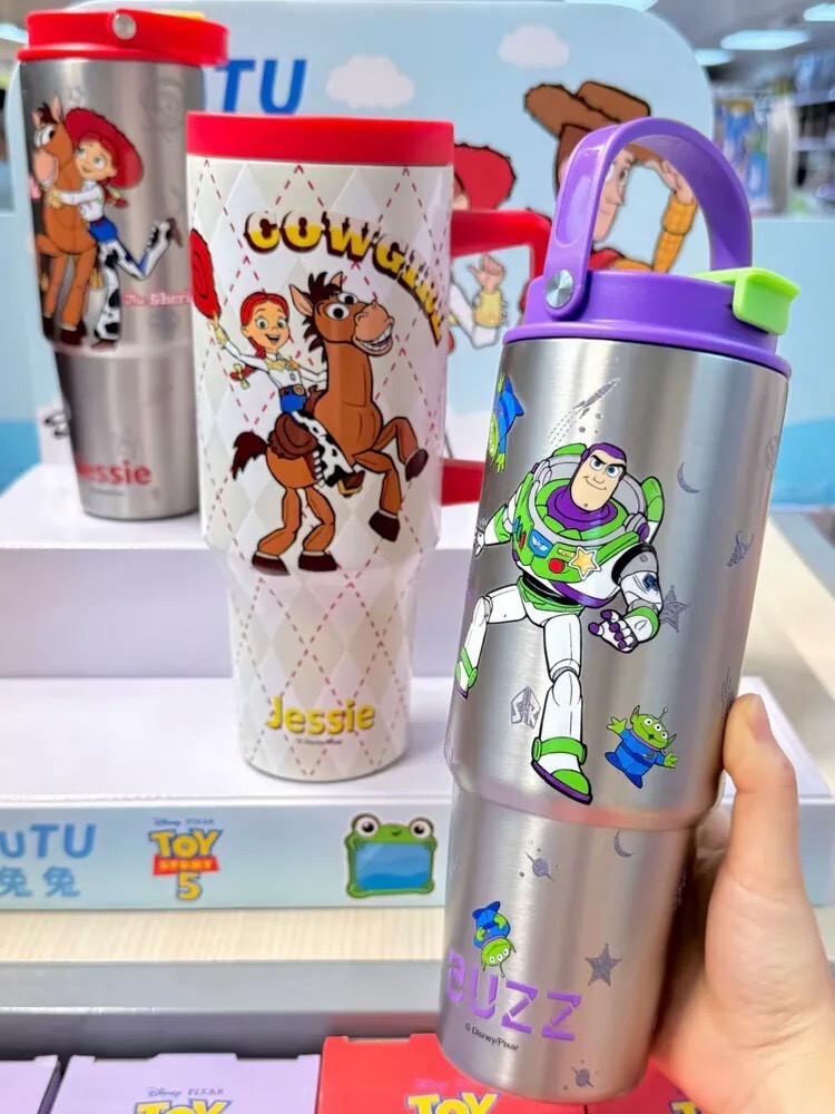 玩具總動員 不鏽鋼吸管杯