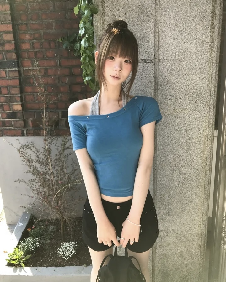 Michiko Eyelet Top