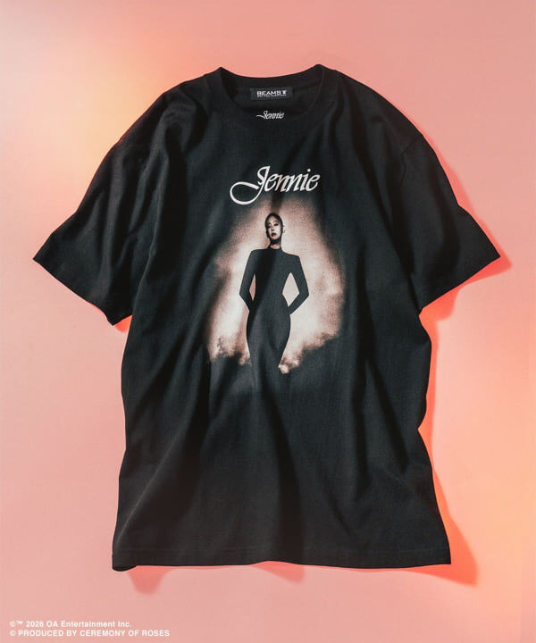 🇯🇵 BEAMS JENNIE / PhotoT-shirt③ 黑色 照片印花T 短T 短袖 專輯紀念T 金珍妮 Ruby / 預購