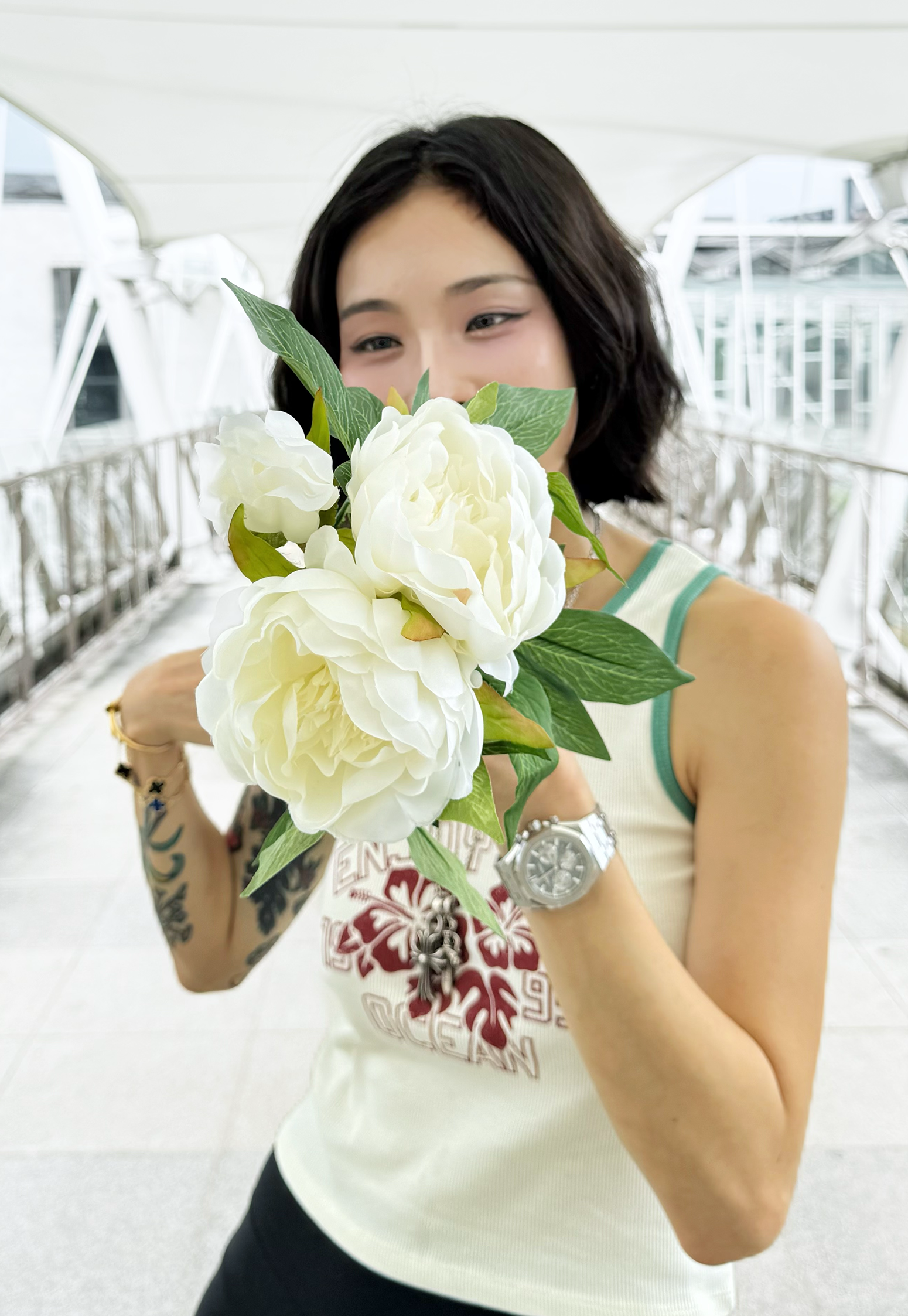 擬真牡丹（三色）