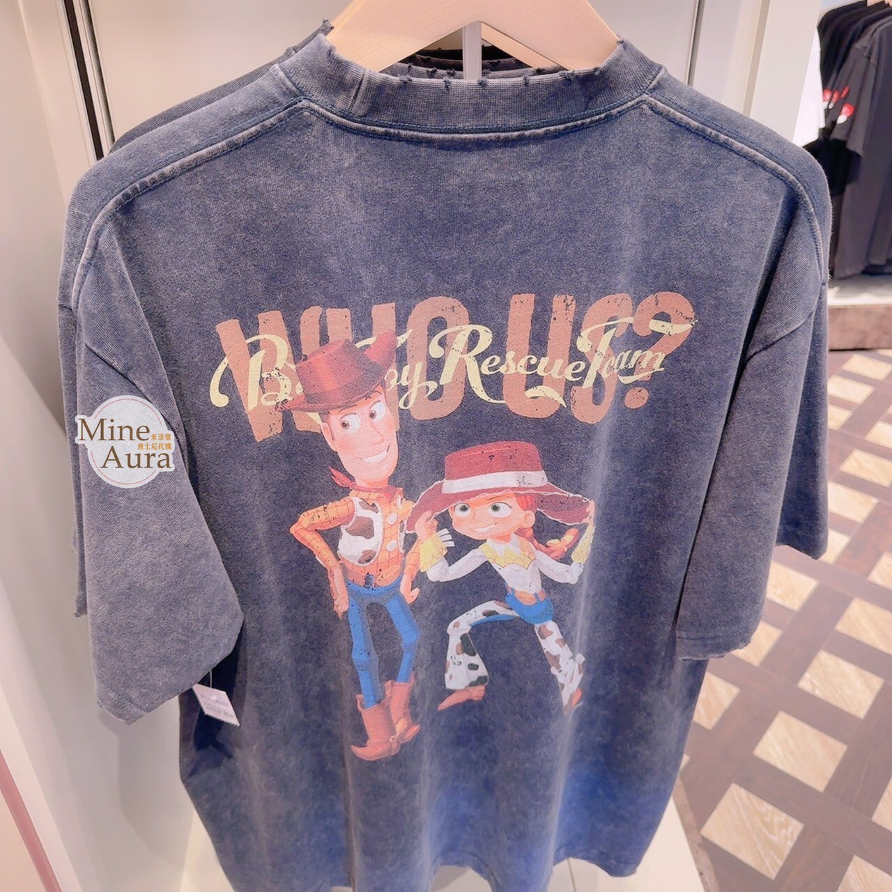 胡迪 Woody 翠絲 Jessie 仿舊 上衣 短T 玩具總動員 Toy Story -香港迪士尼樂園