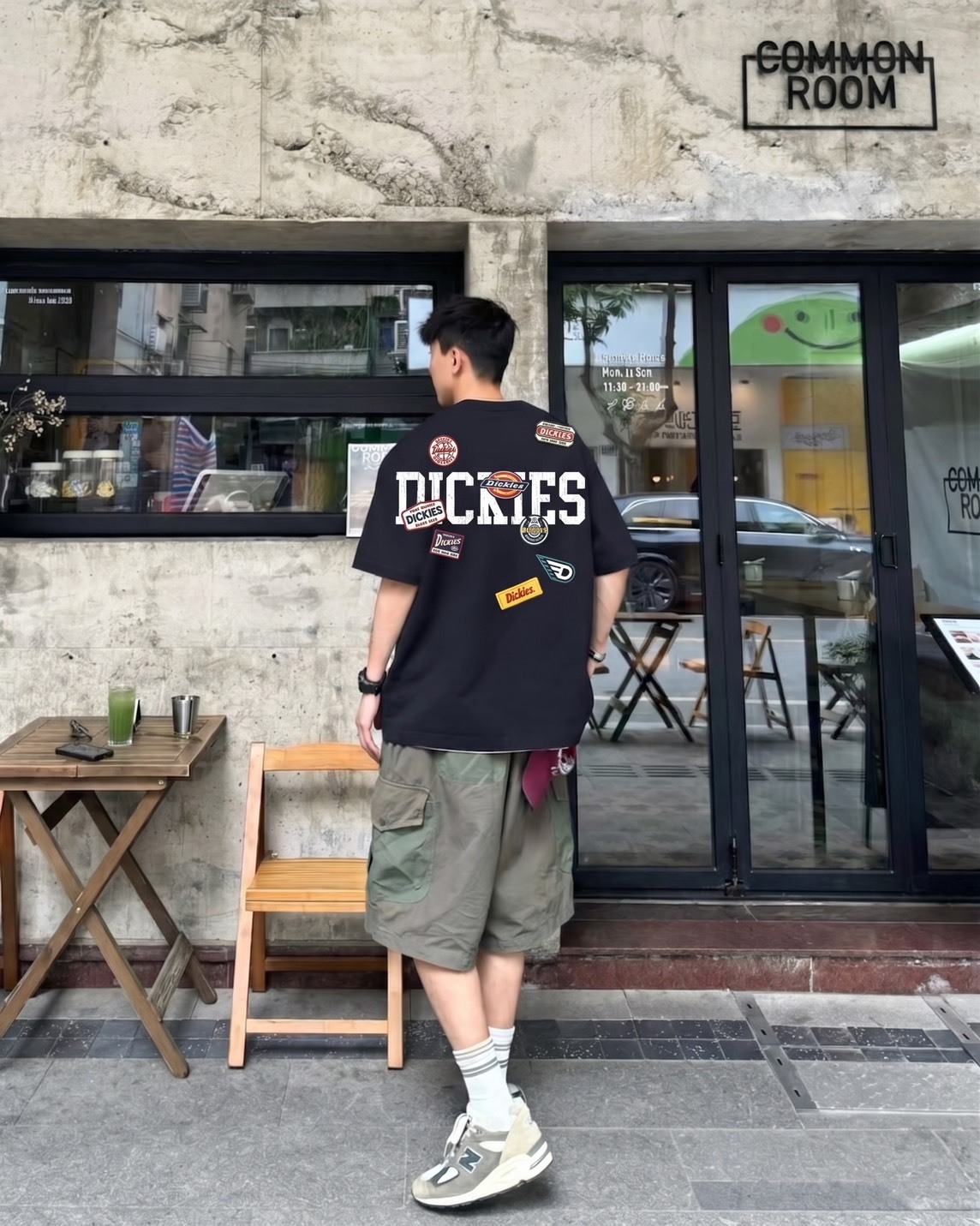 Dickies 美式 復古 logo 仿刺繡 塗鴉 重磅 純棉 短袖 4色