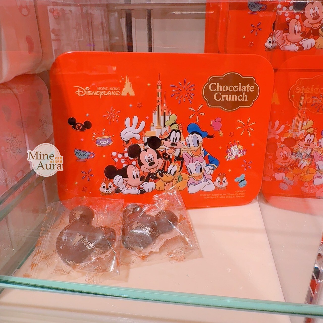 米奇 Mickey 與好友們 米奇頭 造型 巧克力 鐵盒 -香港迪士尼樂園
